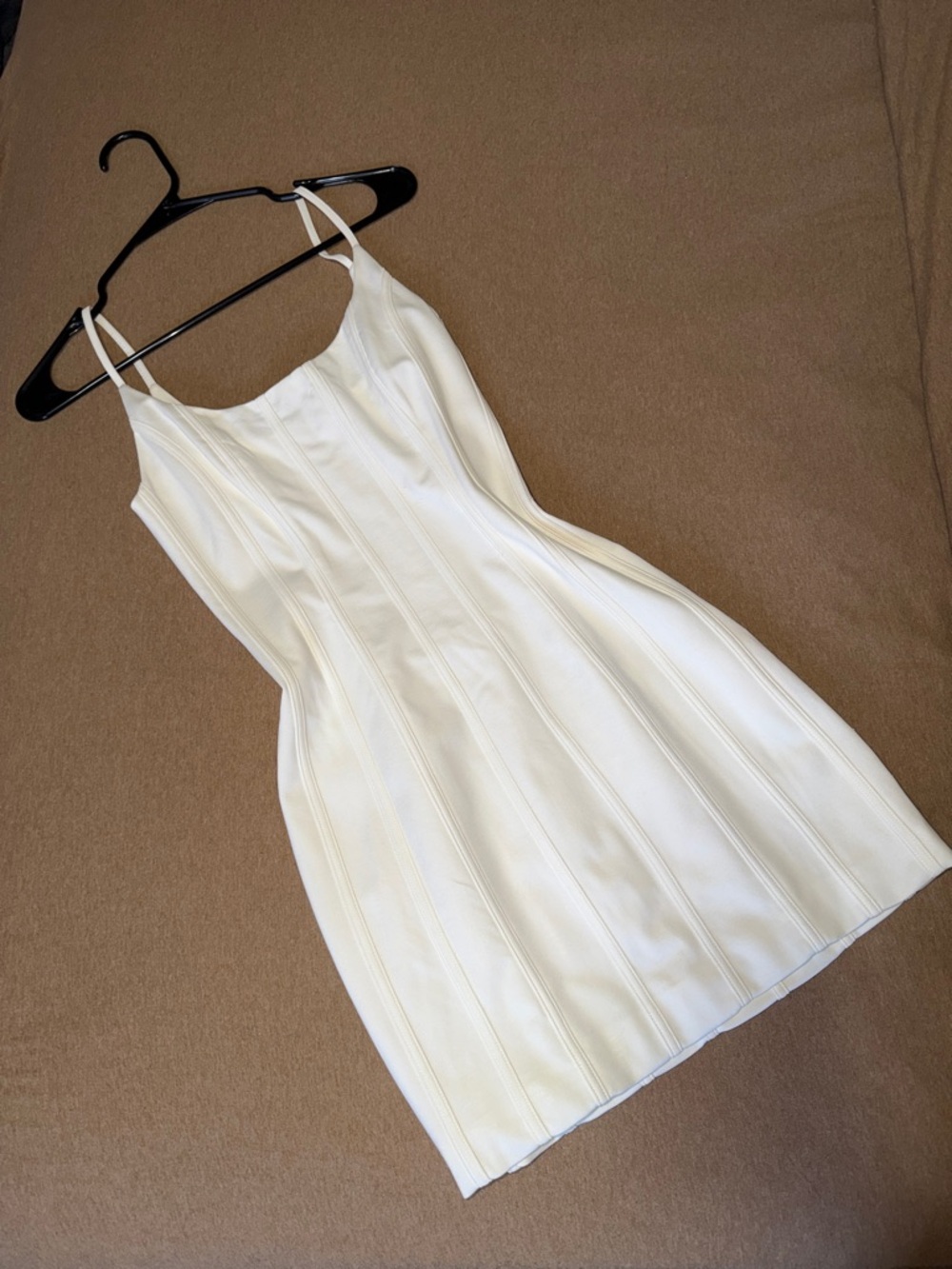 Meshki White Bodycon Mini Dress